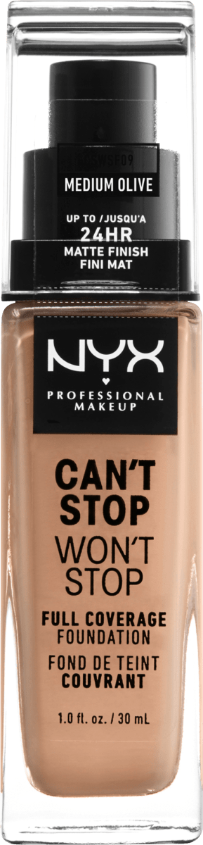 

Тональный крем Can't Stop Won't Stop 24-Hour Medium 09 Olive 30 мл NYX PROFESSIONAL MAKEUP