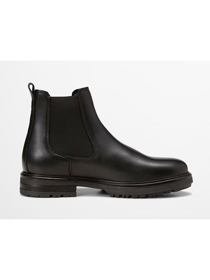 Кожаные ботинки челси Rony черного цвета Marc O'Polo Shoes — фото 3