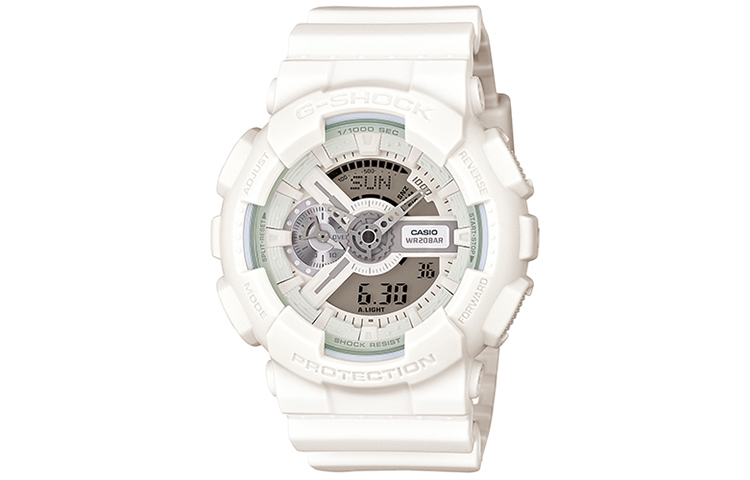 

CASIO Часы Men Liquid Crystal/Analog Dual Display Series Gray Watch GA-110BC-7A