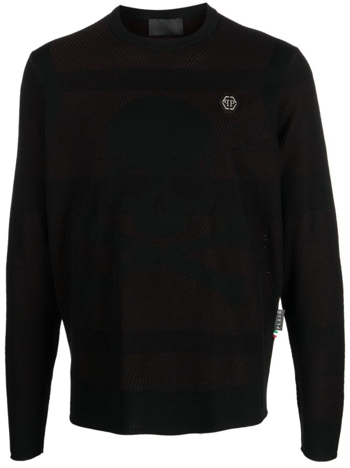 

Philipp Plein джемпер Skull&Bones из смесовой шерсти, черный