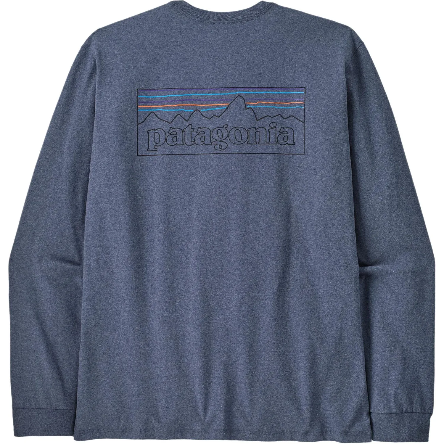 Футболка с длинным рукавом P-6 Patagonia, All Blue/POCT