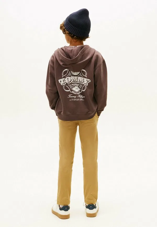 Толстовка на молнии Tommy Hilfiger, Black Walnut — фото 2