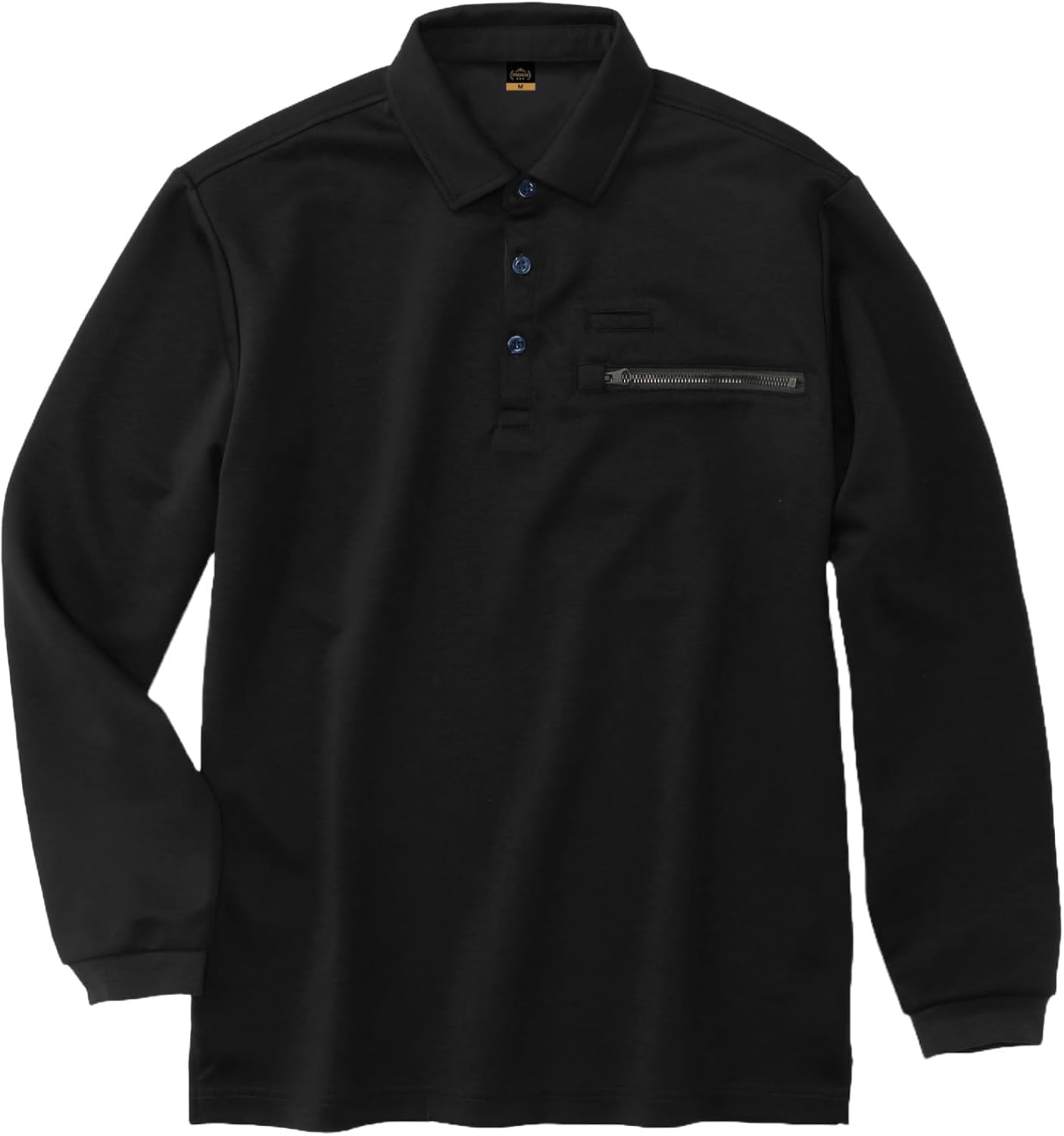 

Поло Oguraya POLOIZM 2051 с длинными рукавами, очень плотная Kokuraya, черный