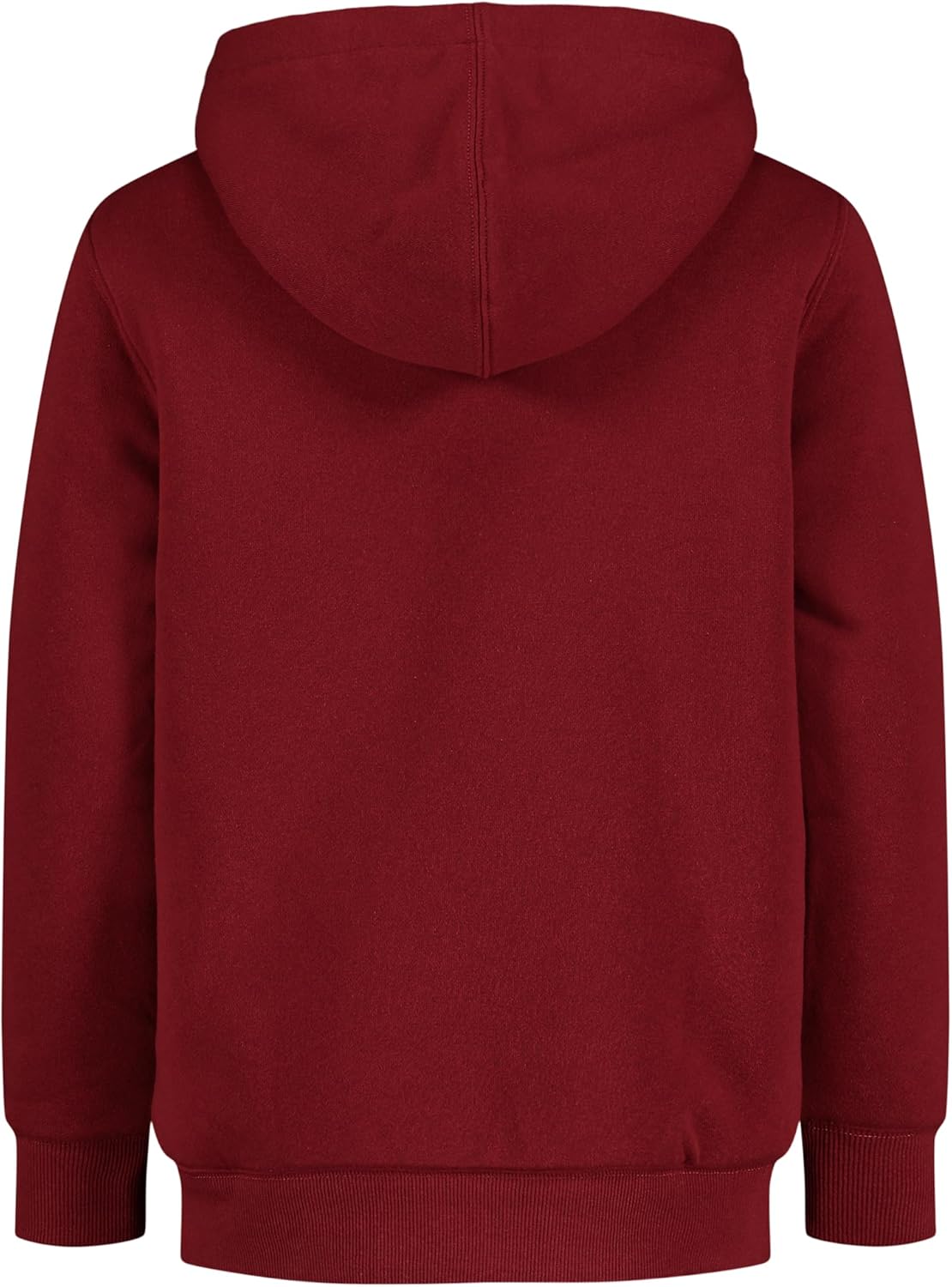 Толстовка Calvin Klein Boys с длинным рукавом и молнией из флиса, Sherpa-Lined Red Dahlia — фото 3