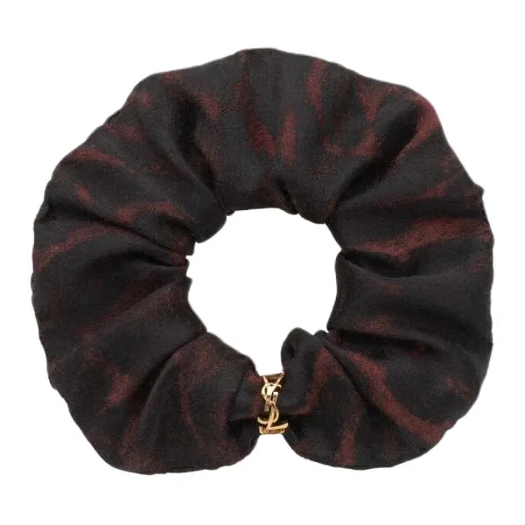 Резинка для волос Cassandre Logo Plaque SAINT LAURENT