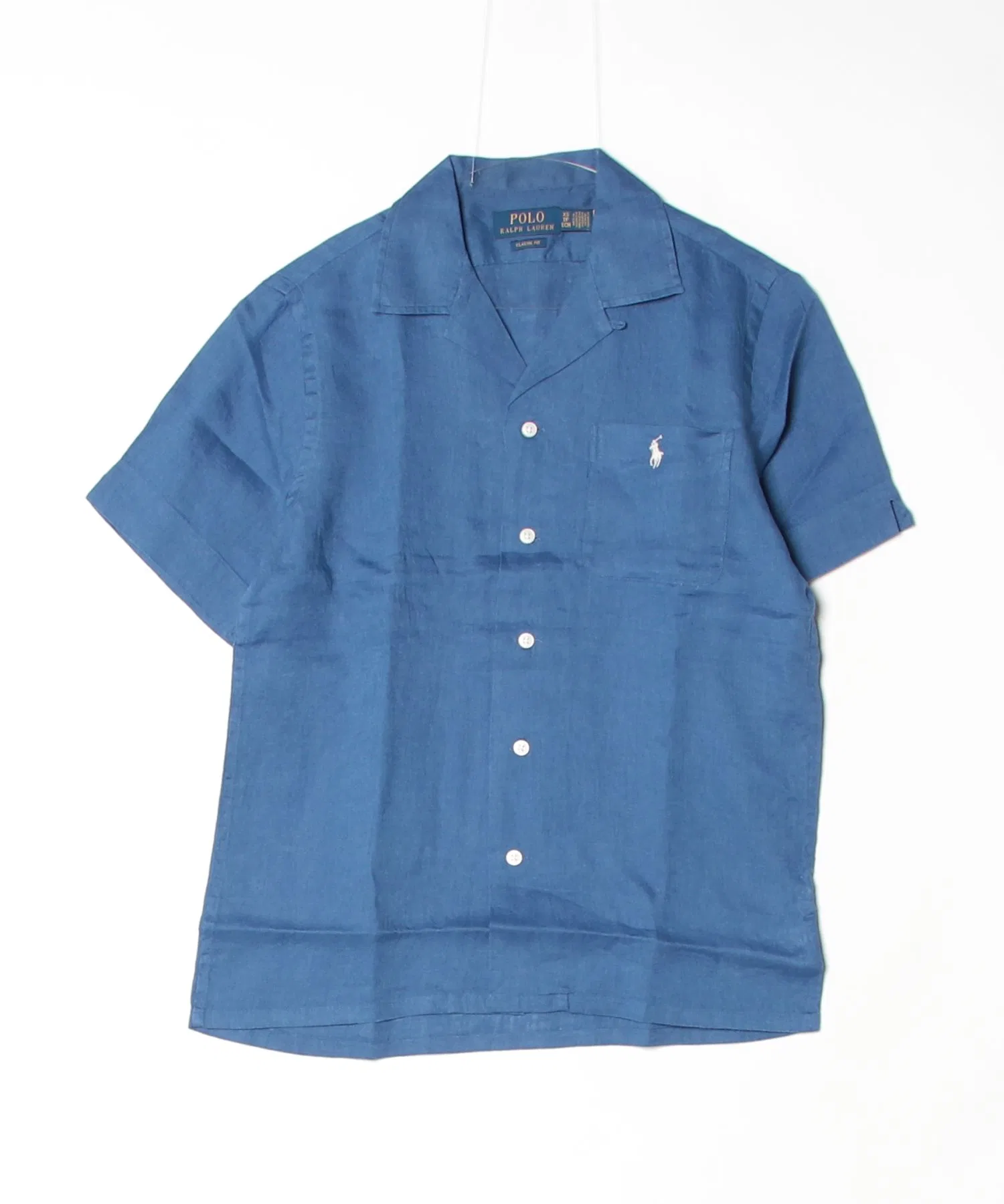 Мужская рубашка POLO RALPH LAUREN Классическая с коротким рукавом — фото 2
