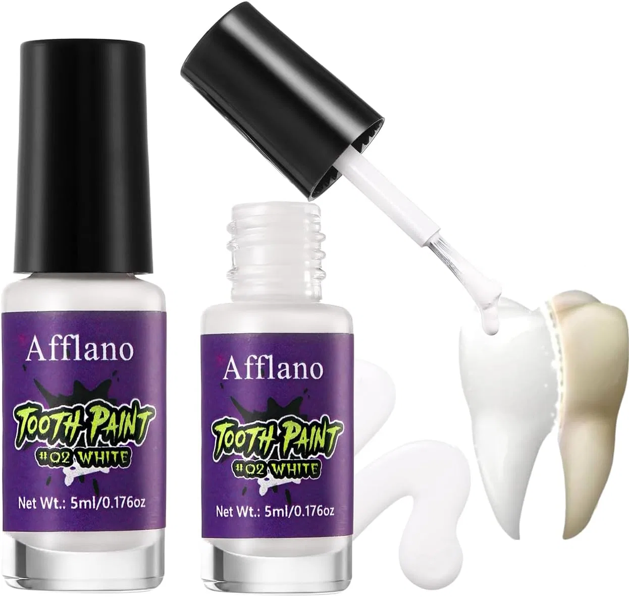 Белая краска для зубов для Хэллоуина и косплея Cypedo, White Tooth Paint