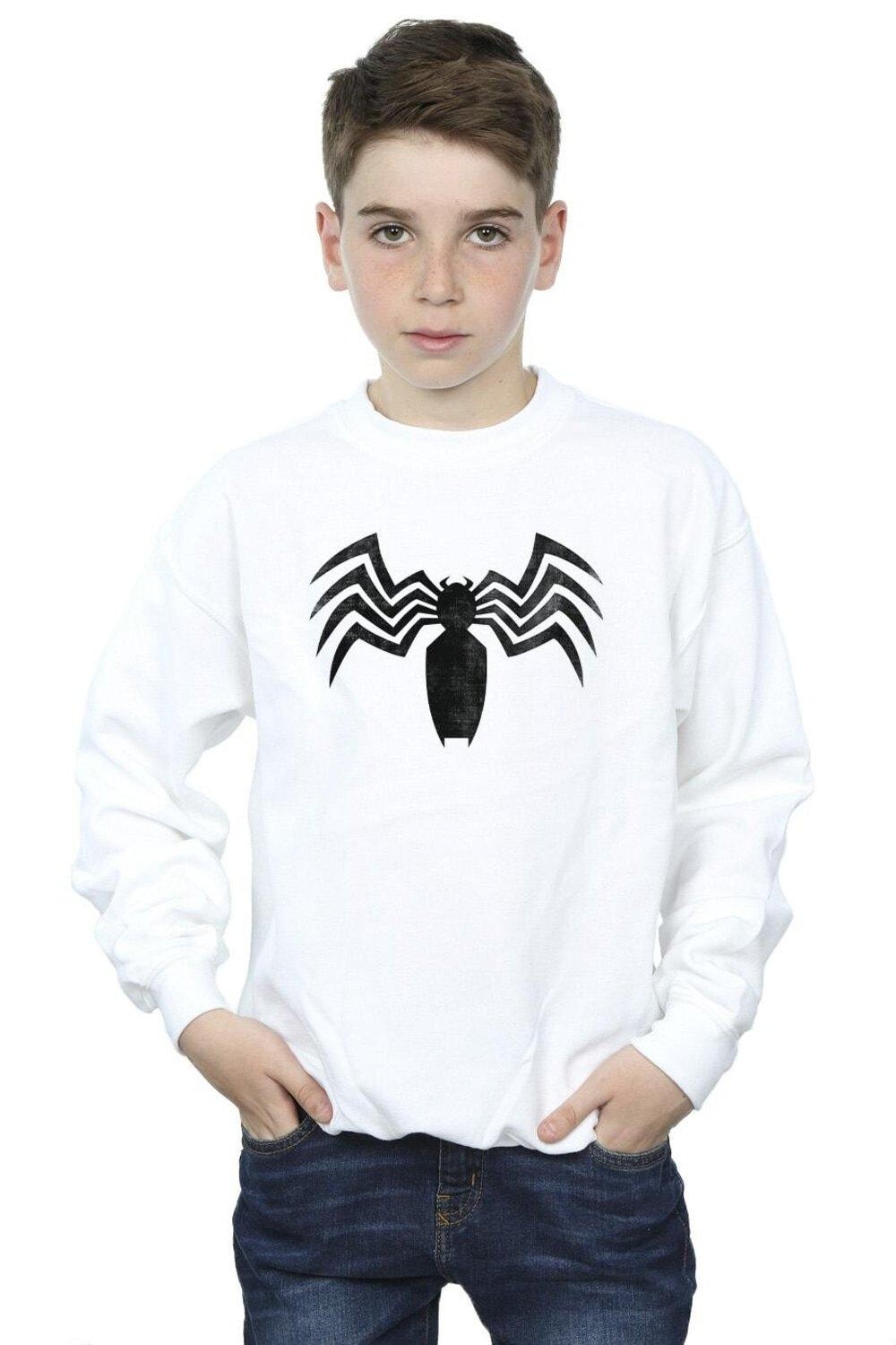 

Толстовка с логотипом и эмблемой Venom Spider Marvel, белый