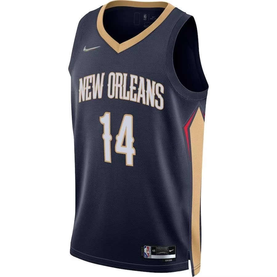 Nike Футболка-майка NBA New Orleans PelicansIcon мужская marine blue — фото 3