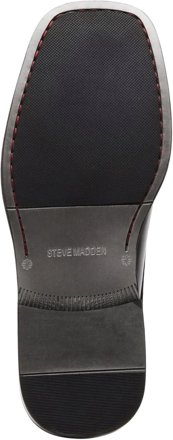 Мужские оксфорды Steve Madden Pippen, Black Leather — фото 3