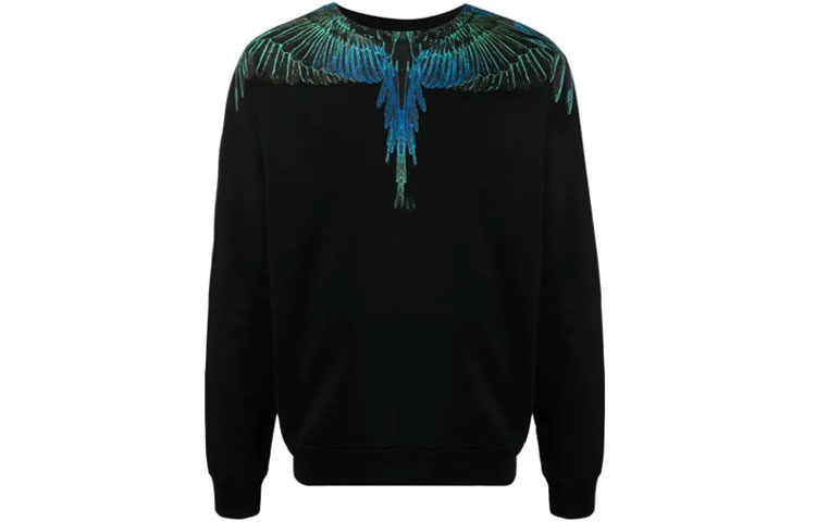 

Marcelo Burlon Толстовка COUNTY OF MILAN мужская black, Черный, Marcelo Burlon Толстовка COUNTY OF MILAN мужская black