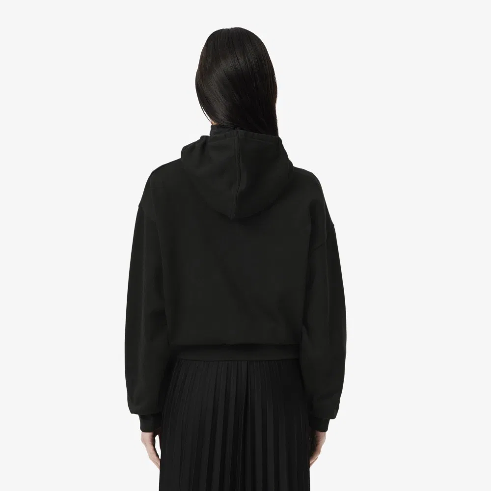 Худи Lacoste Soft Branding, черный — фото 3
