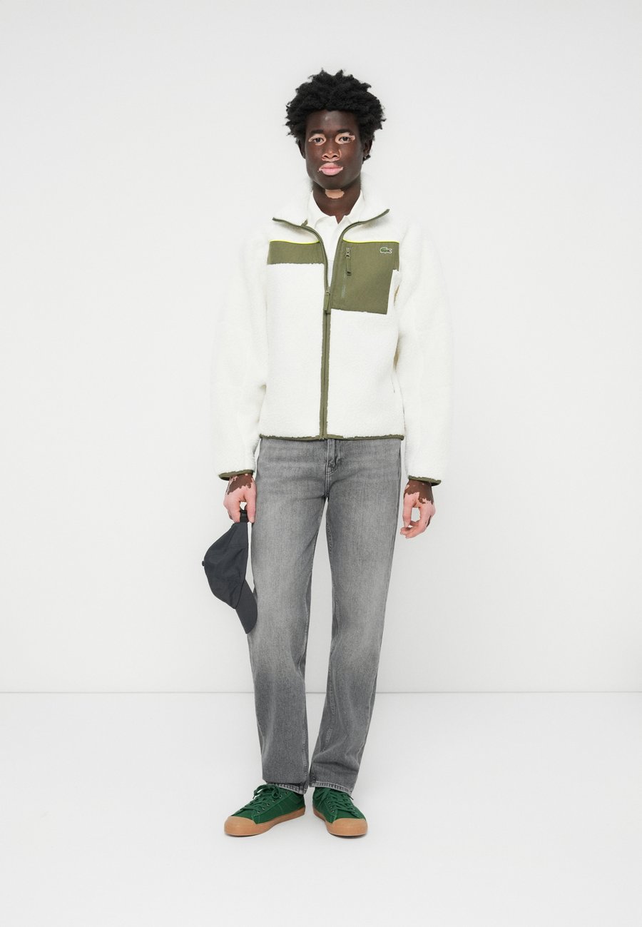 Флисовая куртка Lacoste Fleece jacket, Flour/Olive/Off-White — фото 2