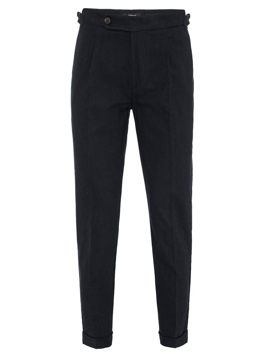 

Тканевые брюки Antioch Regular Pleat-Front Pants Nikolaus, темно-синий