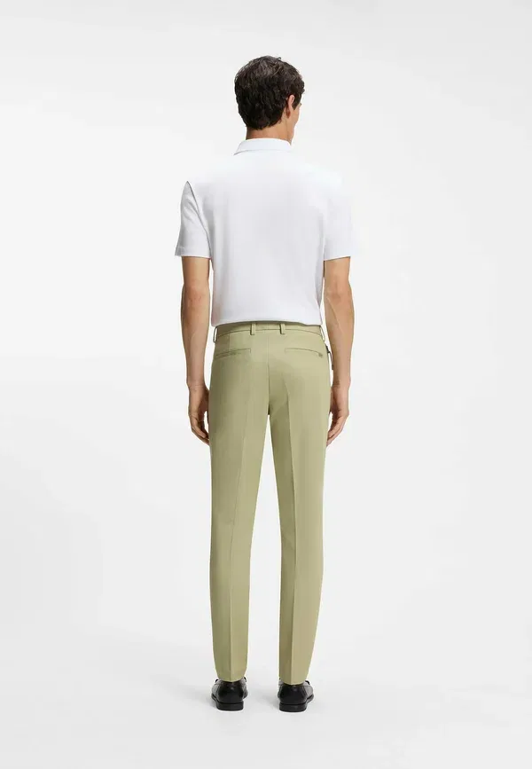 Брюки чинос P kaiton1 zip chinos Boss, цвет хаки — фото 3