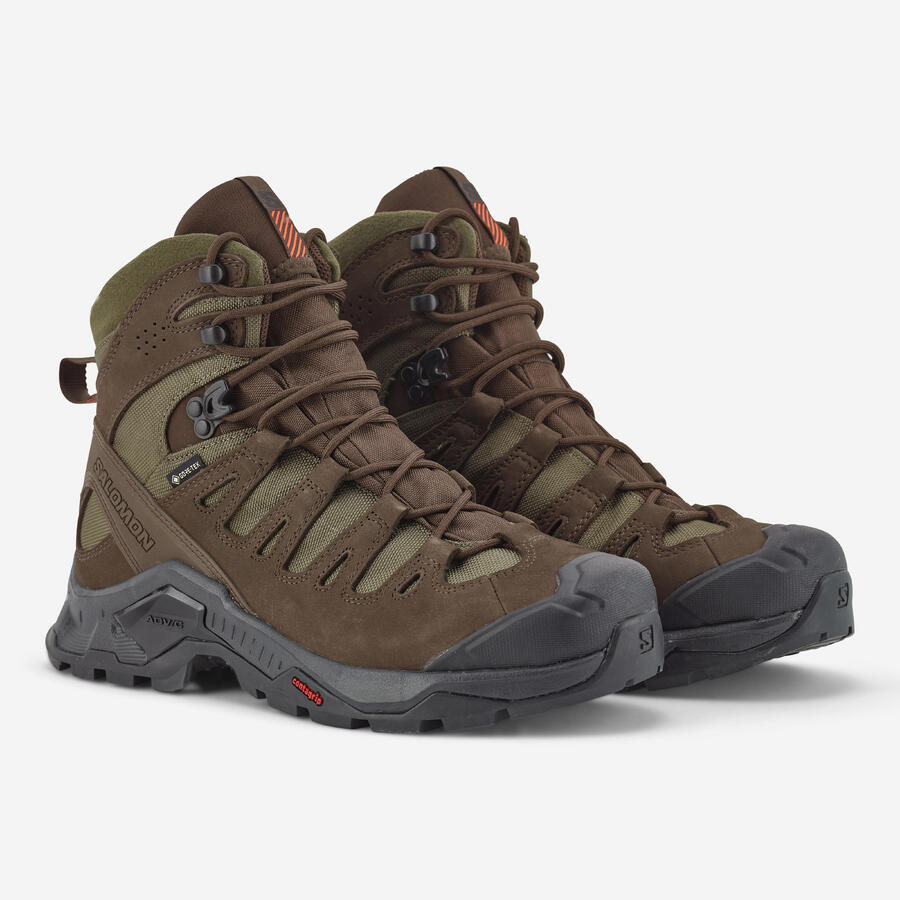 

Мужские охотничьи ботинки Salomon Quest Tracker GTX, водонепроницаемые, коричневые