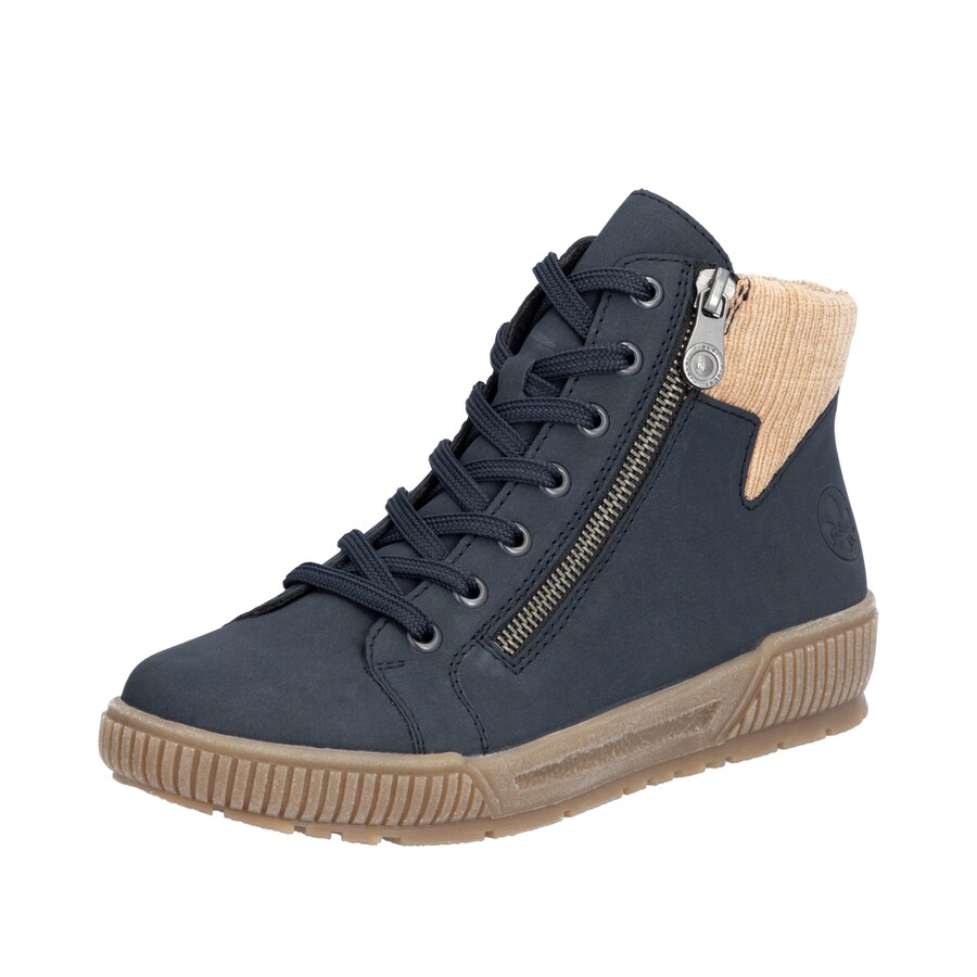Ботинки на шнуровке Rieker N0709, Navy
