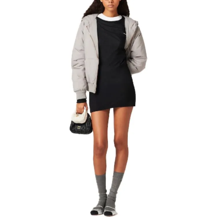 MIU MIU Куртка женская Marble Gray — фото 4