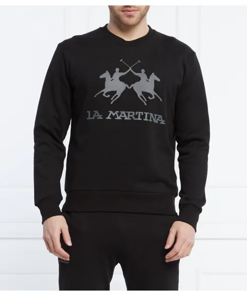 

Толстовка Regular fit La Martina, черный