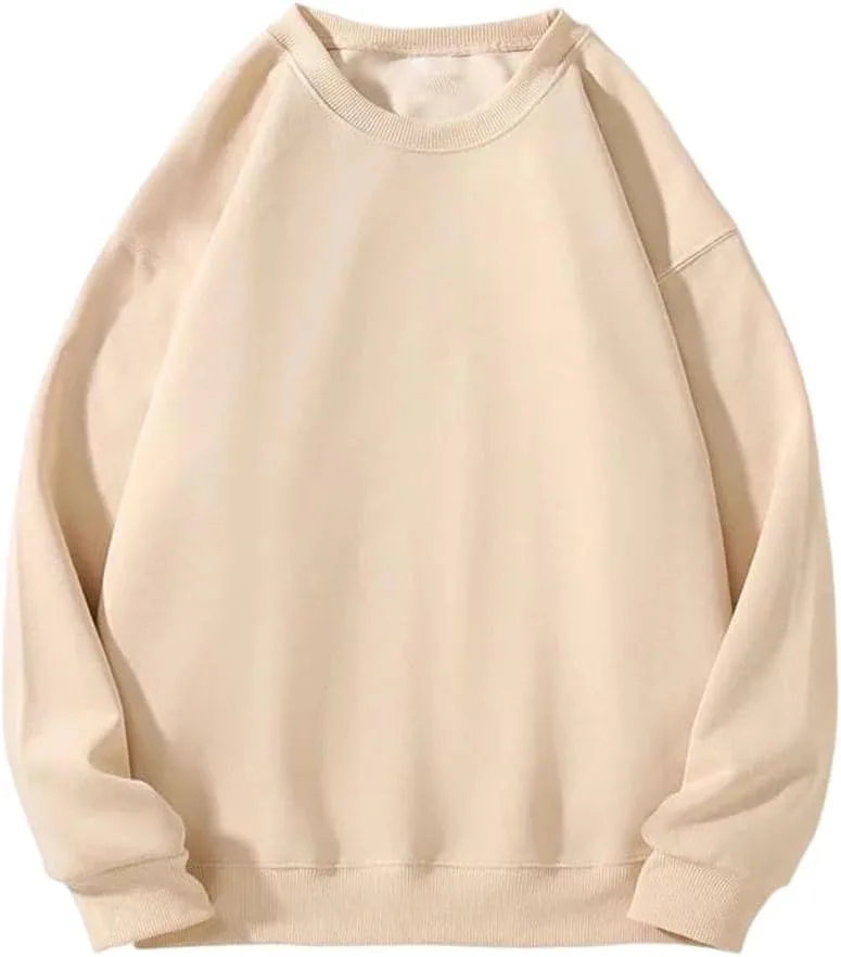 

Повседневный свитшот для мужчин, черный, белый, O-Neck