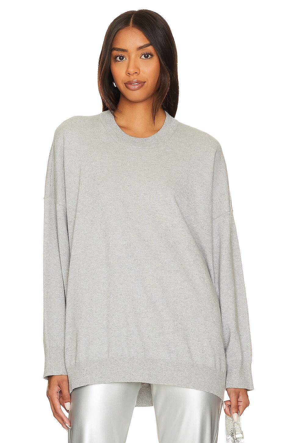 

Свитер Show Me Your Mumu Classic Crewneck, цвет Silver Metallic