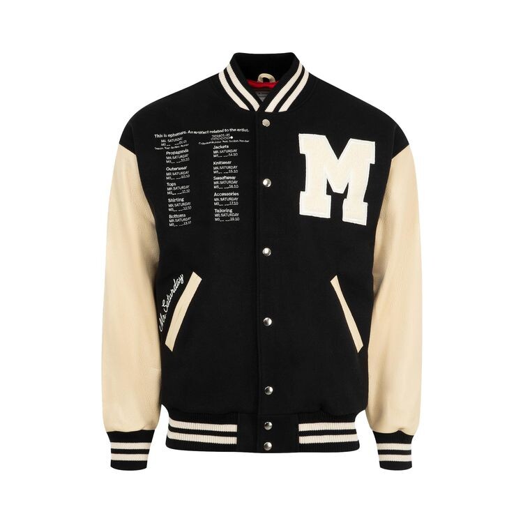 

Куртка Mr. Saturday Varsity Jacket Black, черный