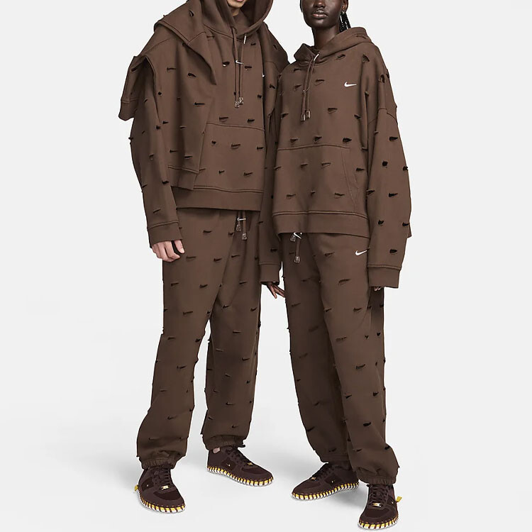 Jacquemus X Swoosh Knit Sweatpants Unisex Surprise Cocoa Color Nike, цвет Surprise cocoa color — фото 3