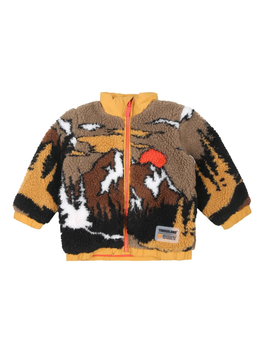 

Флисовая куртка Mountain Timberland Kids, зеленый