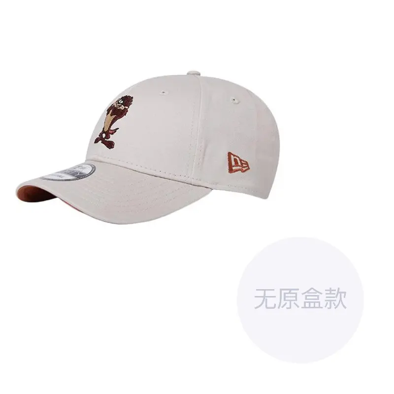 

New Era Хлопковая бейсболка унисекс черно-серо-экрю, Ecru