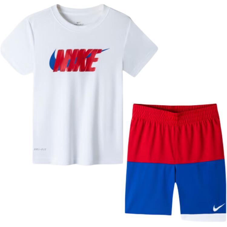 Повседневная спортивная одежда в стиле преппи красная детская Nike — фото 2