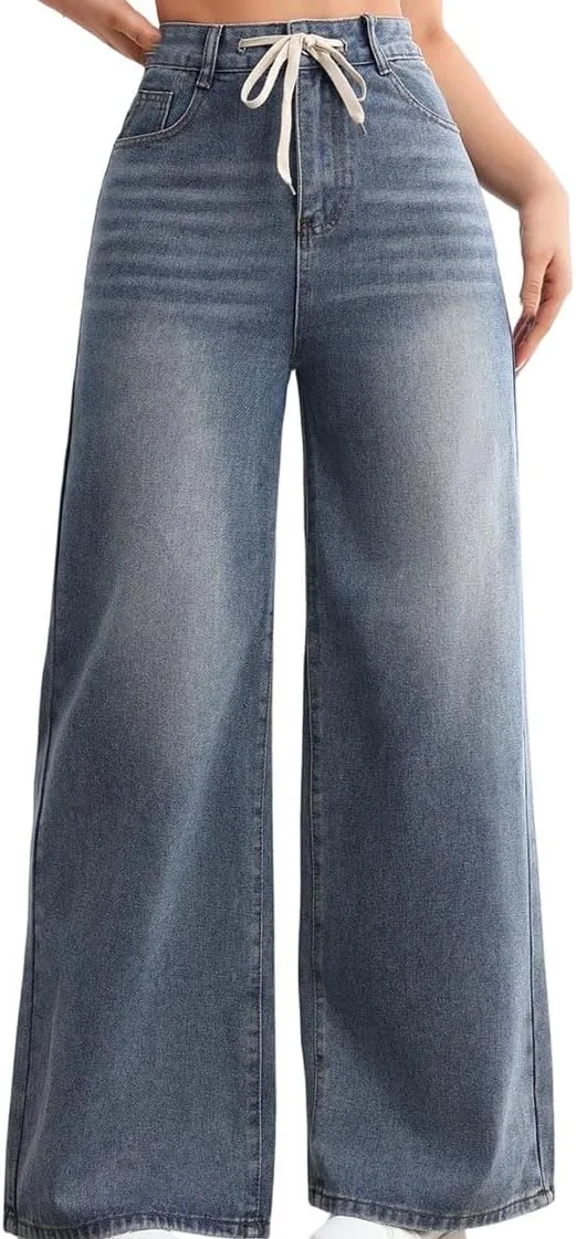 

Женские джинсы Vintage Wide Leg Casual