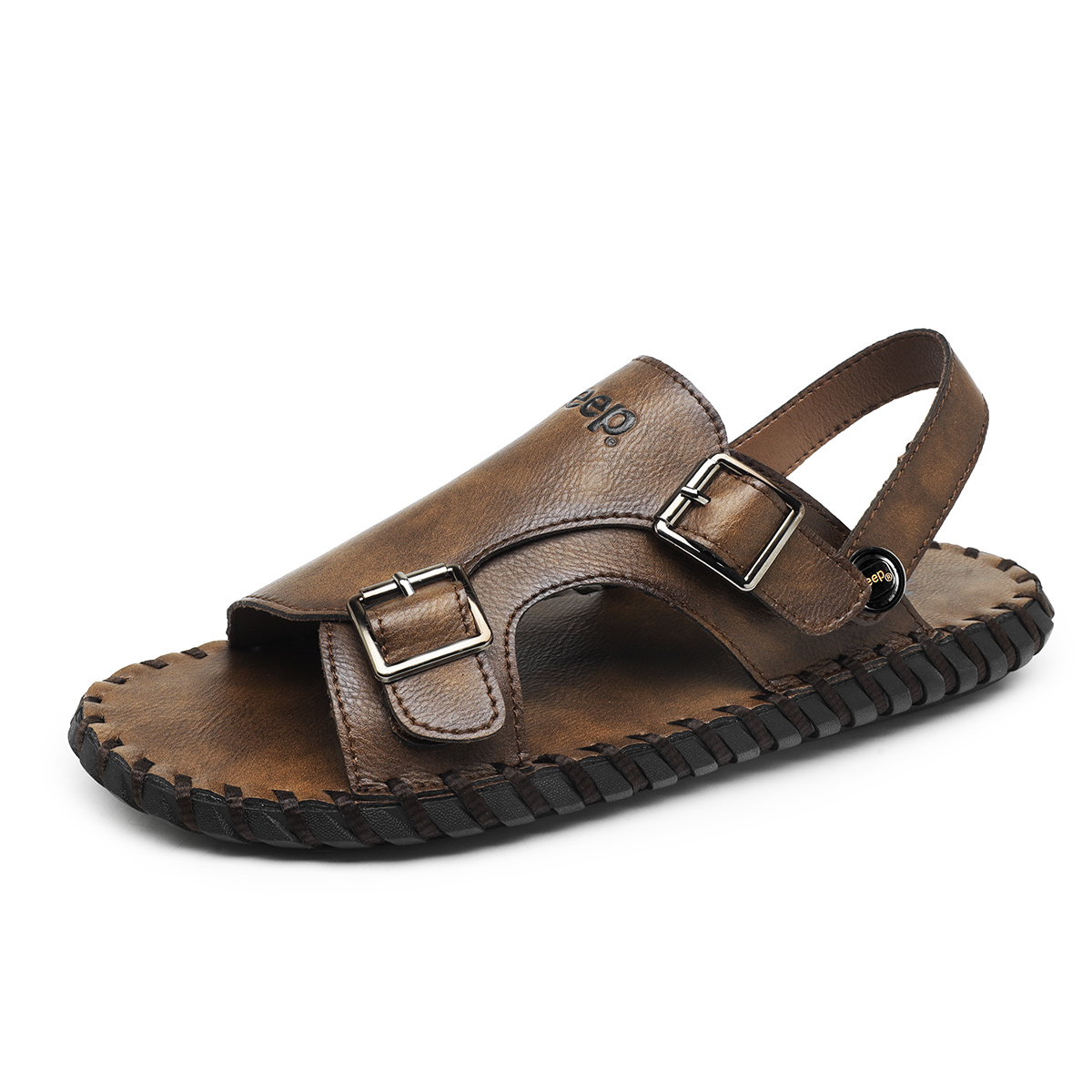 

Jeep Пляжные сандалии мужские черно-коричневые - Ancient Brown, цвет Ancient Brown