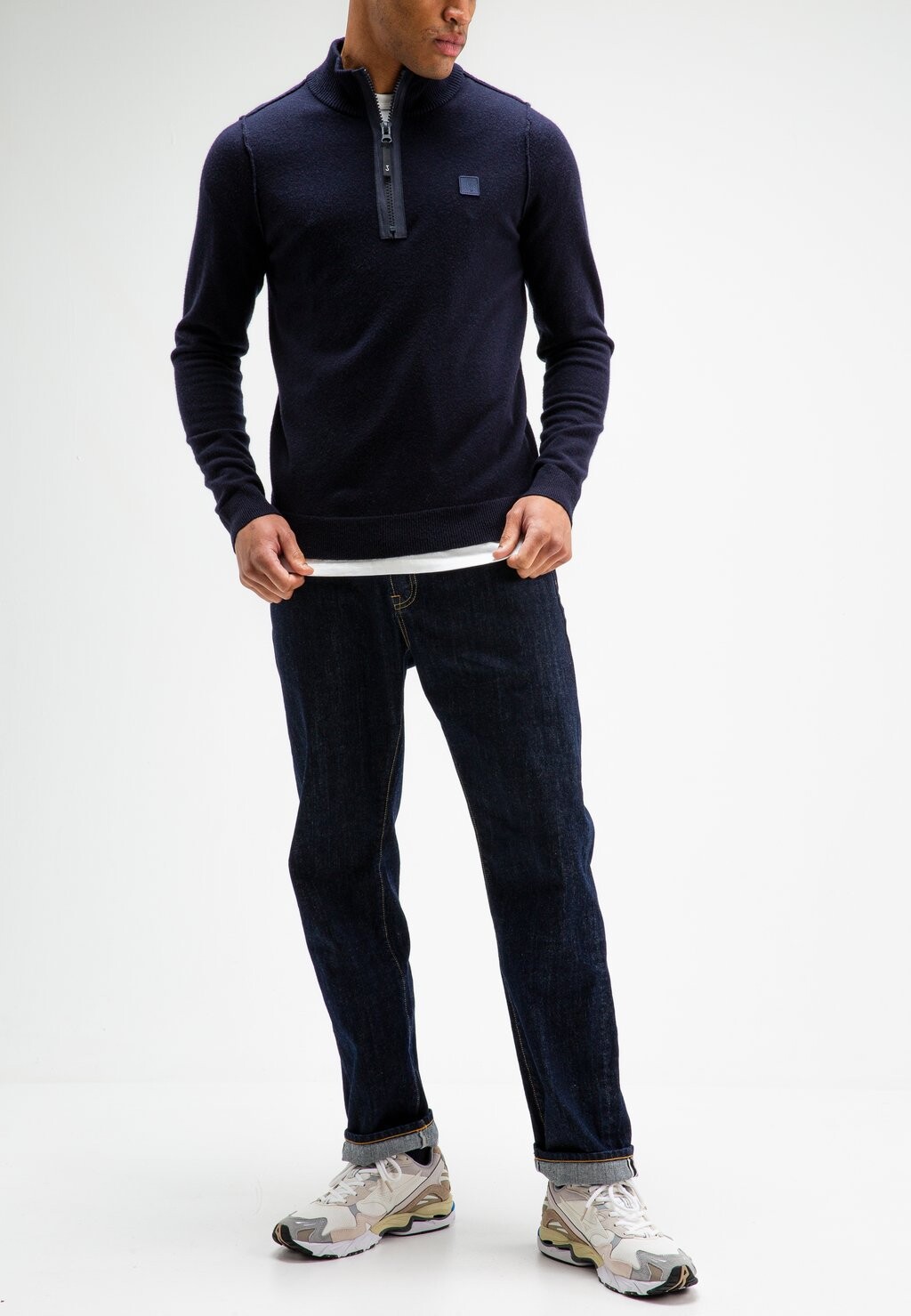 

Джемпер CLIFDEN HALF ZIP Butcher of Blue, синий