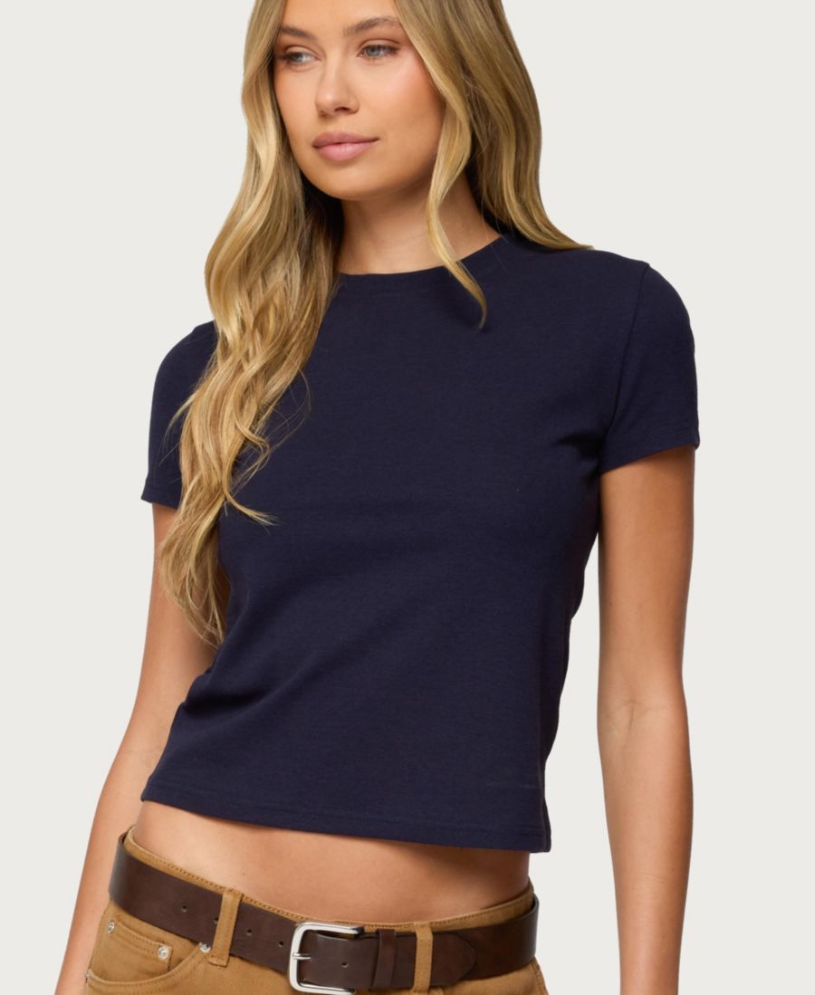 

Женская футболка Natalie Edikted, Navy, Синий, Женская футболка Natalie Edikted, Navy