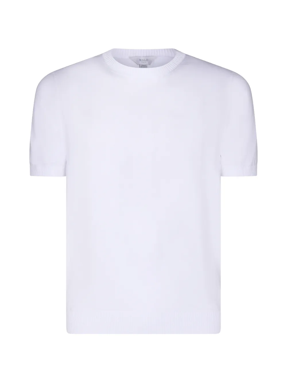 

Вязаная футболка с короткими рукавами Malo, белый