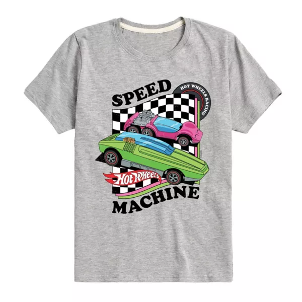 

Футболка с принтом "Speed machine" для мальчиков 8-20 Hot Wheels, серый