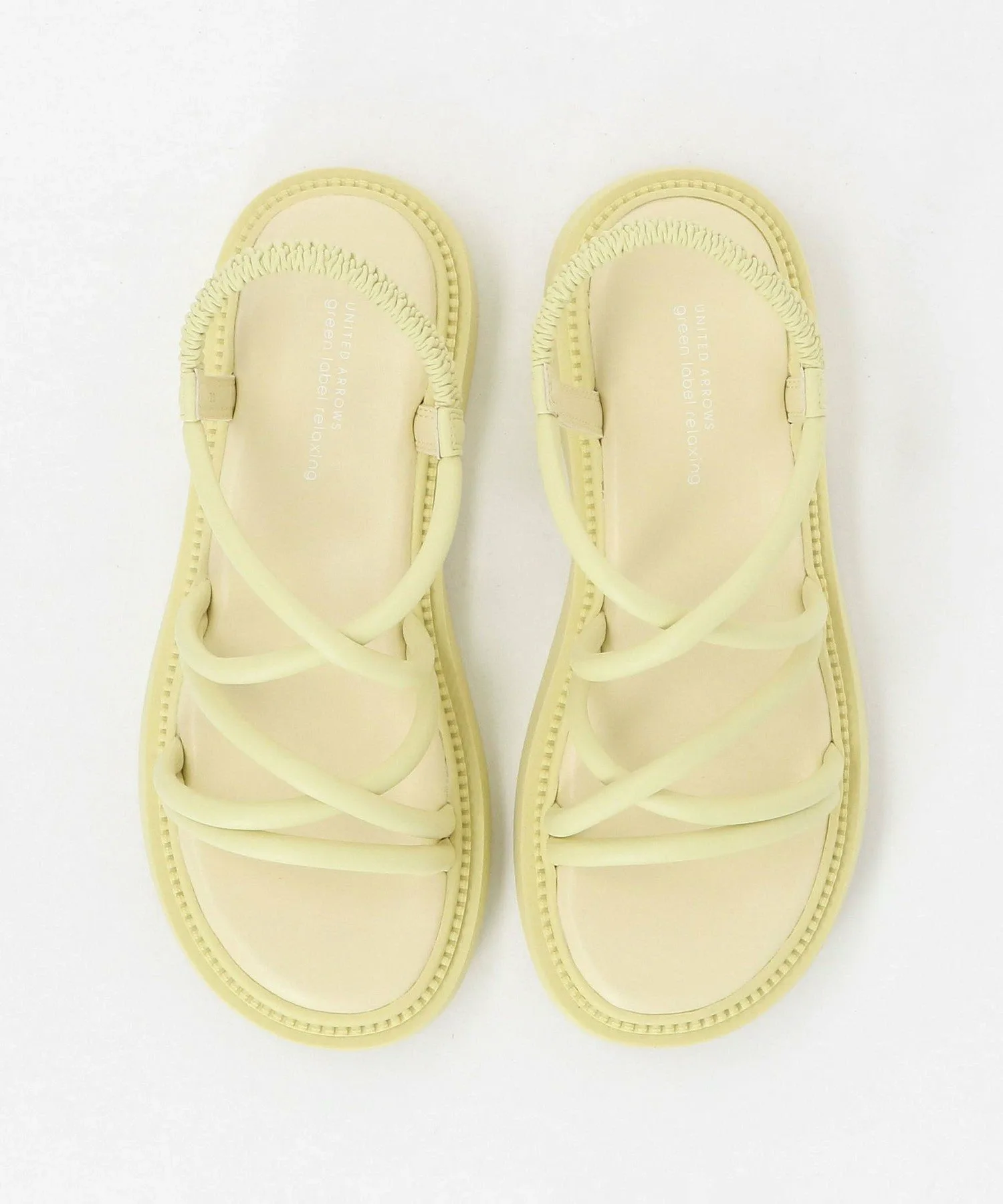 Сандалии с мягкой подкладкой / Детские 17-23 см United Arrows Green Label Relaxing, YELLOW