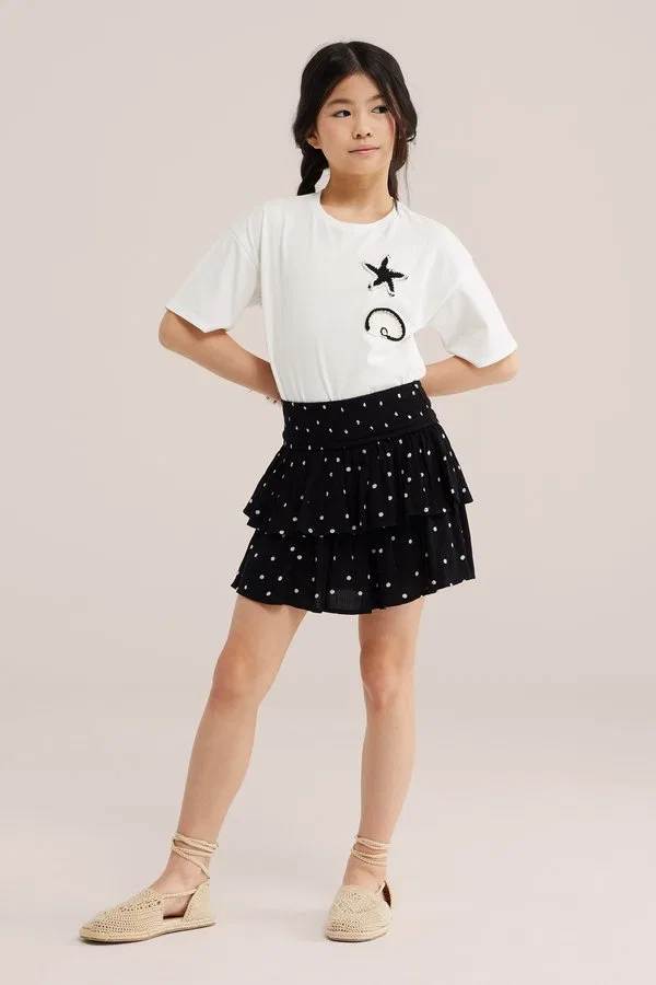 Юбка а-силуэта We Fashion, Black — фото 2