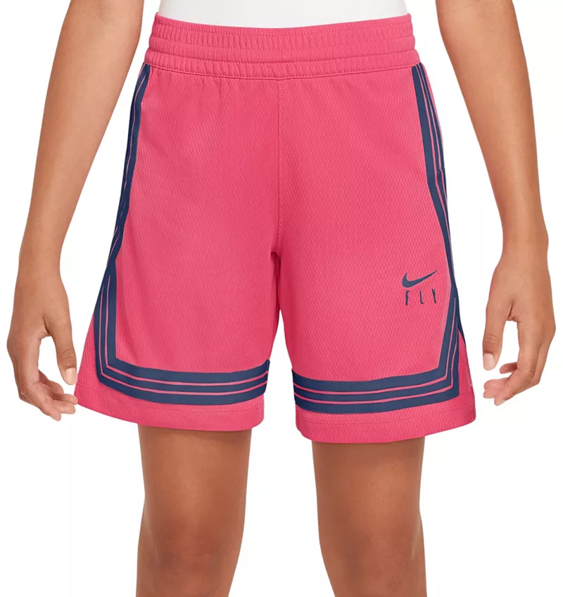 

Спортивные шорты Nike Fly Crossover для девочек, цвет Aster Pink