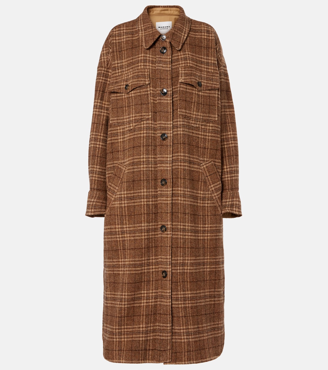 

Пальто из чистой шерсти Gislene Marant Etoile, Caramel