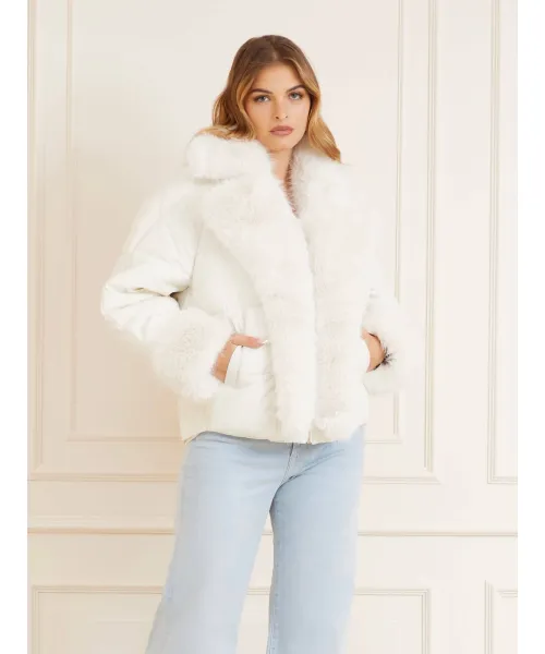 

Куртка Зои Regular fit Marciano Guess, белый