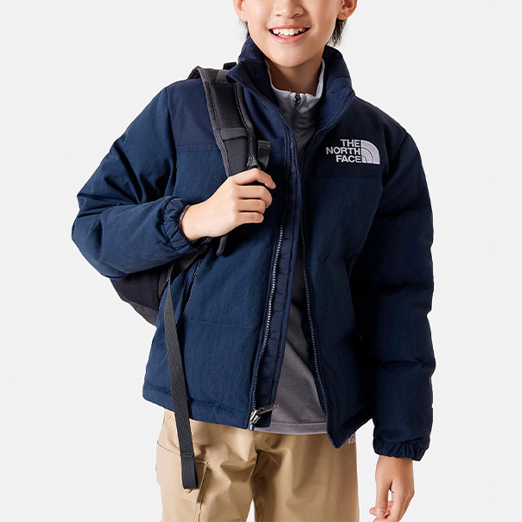 THE NORTH FACE Детская синяя пуховая куртка Blue Kids' — фото 4