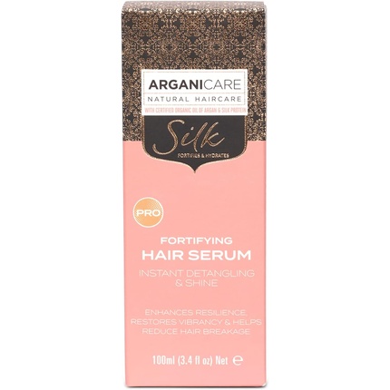 Сыворотка для волос Organic Argan Oil and Silk Smoothing Anti Frizz Control 100ml — фото 2