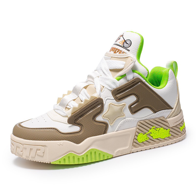 

Кроссовки Skate park Skateboarding Shoes Unisex Mid-top, зеленый