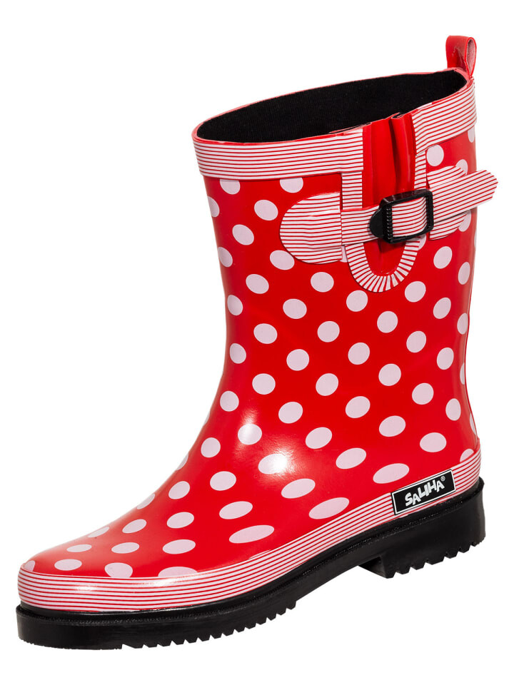 Резиновые сапоги Bockstiegel Regenstiefel Dorin-K, цвет dk-rot/multi