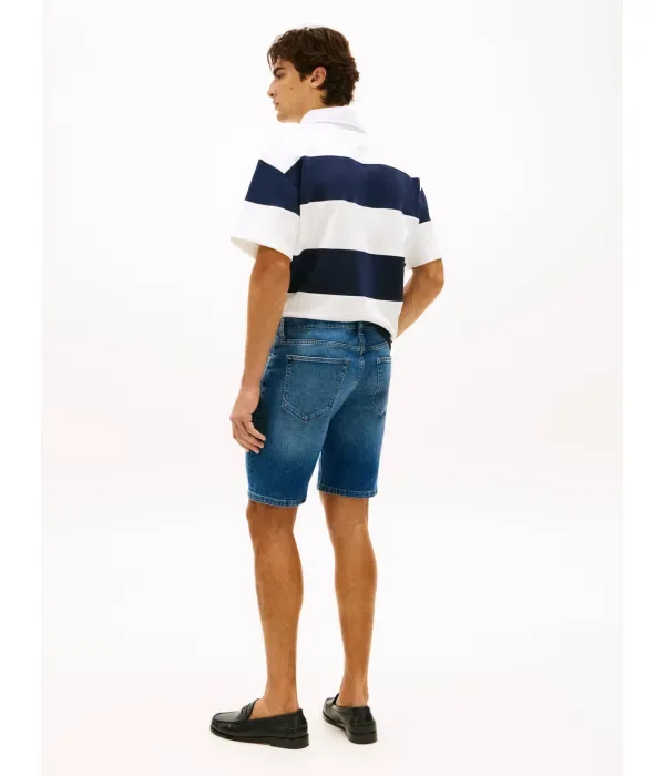 Джинсовые шорты Denton slim fit Tommy Hilfiger, синий — фото 3