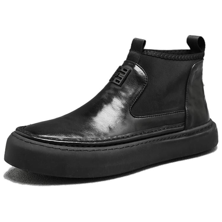 

Ботинки мужские Mo Xu, цвет Black Fleece-Lined