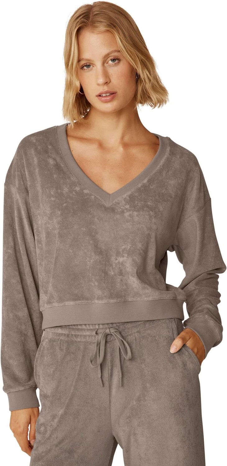

Топ Beyond Yoga Tropez Pullover, цвет Birch
