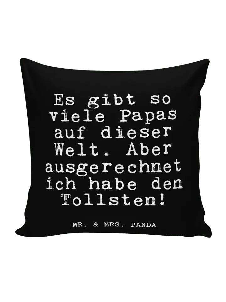 

Подушка Mr & Mrs Panda 40x40 Es gibt so viele, черный