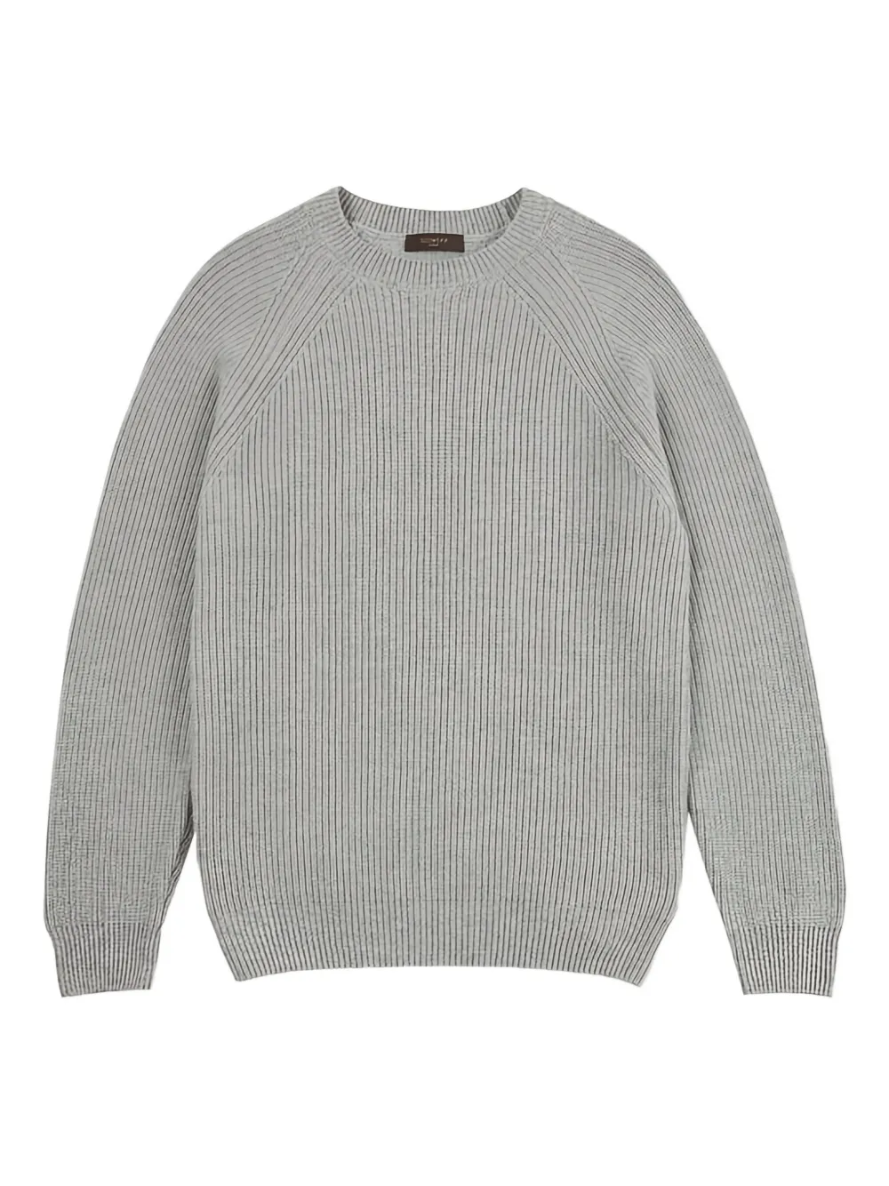 

Вязаный свитер с круглым вырезом Incotex, серый